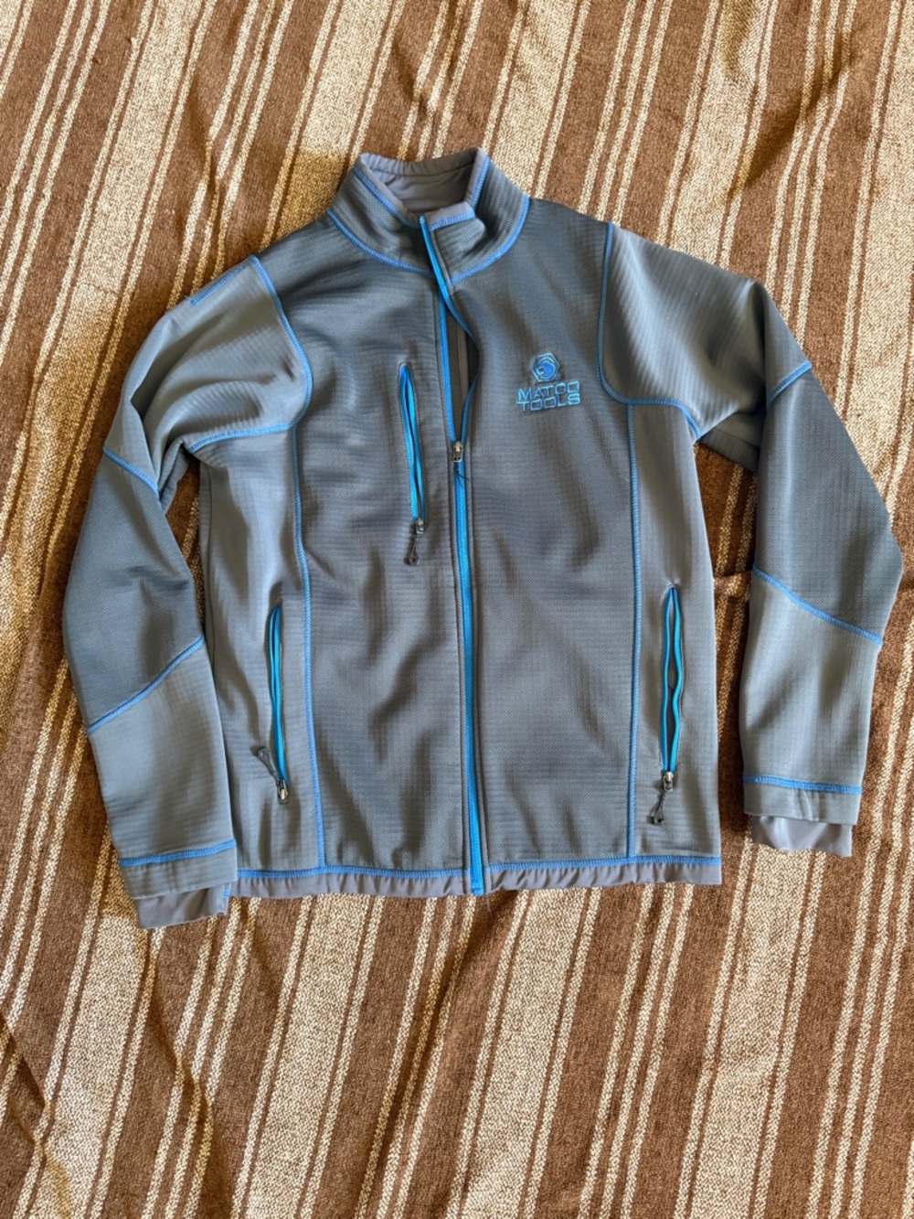 Matco Tools Gray Softshell Jacket with Blue Trim